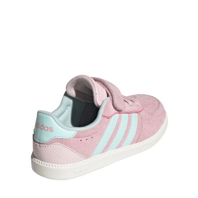 3. Adidas Breaknet Sleek pink und mintfarbene Kinderschuhe JS0136