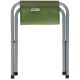 15. Klappbarer Campingtisch 120 x 60 x 70/62/55 cm + 4 Stühle, Grün