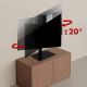 2. MACLEAN Universal-TV-Ständer für Schrank, Standfuß, max. 35 kg, 20 Grad drehbar, für 32-55"-Fernseher MC-132