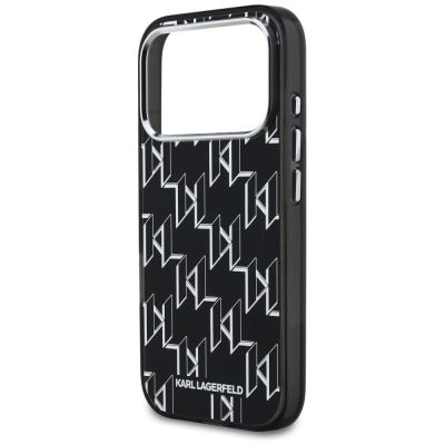 6. Karl Lagerfeld IML KL Monogram MagSafe Case für iPhone 17 Pro - Schwarz