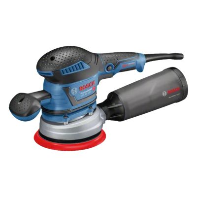 Bosch GEX 40-150 Tellerschleifer, 12.000 U/min, 24.000 Hübe/min, Schwarz, Blau, Rot, 400 W