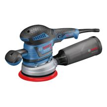 Bosch GEX 40-150 Tellerschleifer, 12.000 U/min, 24.000 Hübe/min, Schwarz, Blau, Rot, 400 W