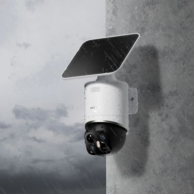 5. Dreame Navo Elite 1 Outcam 360°-Außenkamera mit Solarpanel – weiß