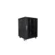 7. Lanberg FF01-6615-12B Rack-Schrank (15 HE; 19 Zoll; 848 mm / 600 mm / 600 mm; Standgerät; Glas; 800 kg; schwarz)