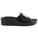 2. Schwarze Plateau-Flip-Flops für Damen, Modell Potocki 43326