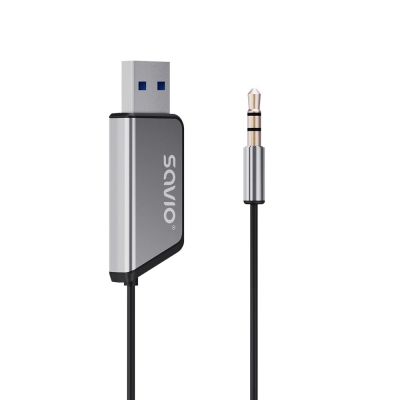 3. SAVIO TRANSMITER AUX, USB, BLUETOOTH 5.3, FREISPRECHFUNKTION, TR-16