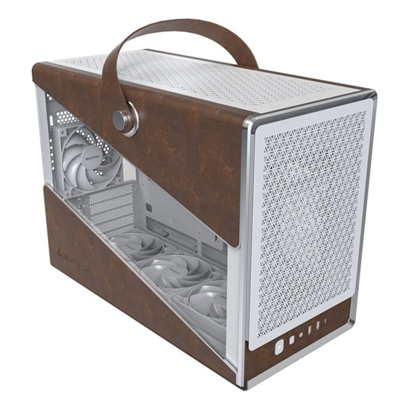 3. Montech Heritage Pro Midi-Tower-Case – Weiß