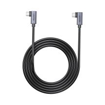 UNITEK USB-C-Kabel, abgewinkelt 90°/90°, PD 100W, Stecker/Stecker, 0,5 m