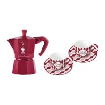Bialetti 5460 Espressokocher-Set für 3 Tassen + 2 Tassen