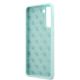 7. Guess, GUHCS21MLSLMGLB S21+ G996 blau/blaues Hardcase Silikon-Schriftzug-Metall-Logo