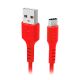 SBS TECABLEMICROC15R USB-A - USB-C-Kabel 1,5 m - rot