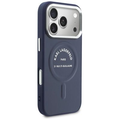 4. Karl Lagerfeld Karl RSG Logo MagSafe Hülle für iPhone 17 Pro - Blau