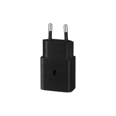 2. Samsung Netzteil 15W USB-C Schnellladefunktion (ohne Kabel); Schwarz
