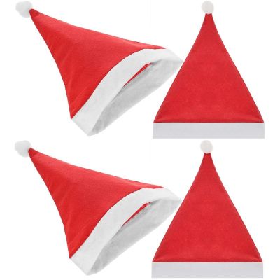 30. Weihnachtsmannmützen – 4er-Set