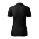 3. Malfini Reserve W MLI-R23LB Schwarzes Poloshirt