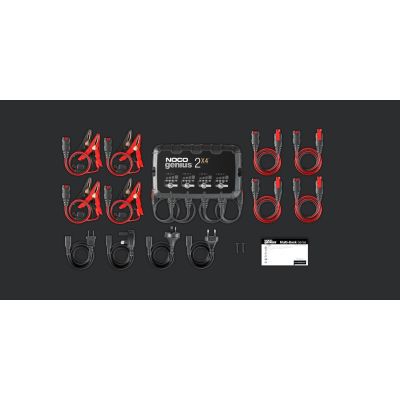 4. GENIUS2X4 8A 4-Bank-Batterieladegerät