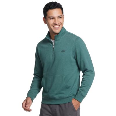 Skechers Weekend Easy 1/4 Zip LT269-STOL Grün L