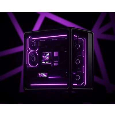 3. Jonsbo X400 PC-Gehäuse, Midi-Tower, ATX, gehärtetes Glas – grau