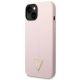 2. Guess Silikon Dreieck Hülle für iPhone 14 6.1" - Lila