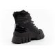 4. Lee Cooper Damen-Winterstiefel, schwarze gefütterte Stiefeletten