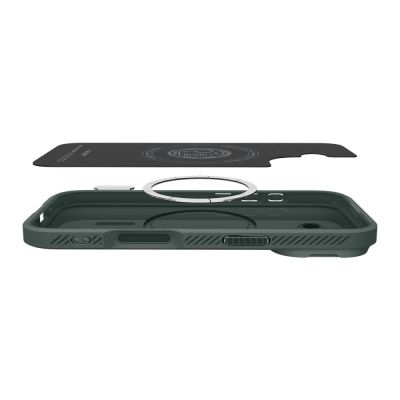 5. Spigen Optik Armor MagSafe iPhone 17 Hülle - Grün