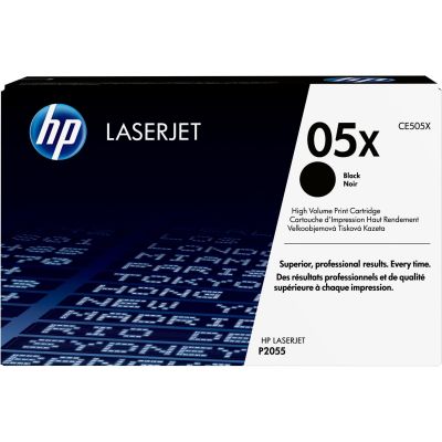 2. HP Toner Schwarz HP 05X, HP05X=CE505X, 6500 Seiten