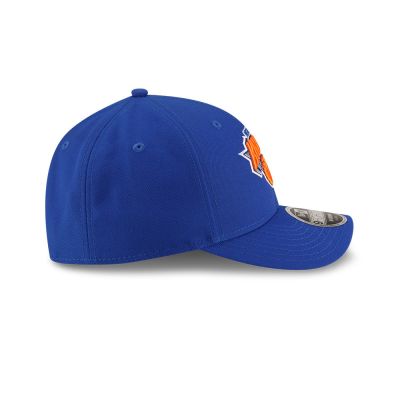 4. New Era 9FORTY New York Knicks NBA Team M-Crown Blue Snapback Cap - 60755468