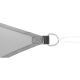11. Garten-Sonnensegel Dreieck 3x3x4m Grau
