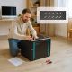 3. Extralink LITE 9U 530X400 Wandmontage-Rackschrank Schwarz Wandmontageschrank