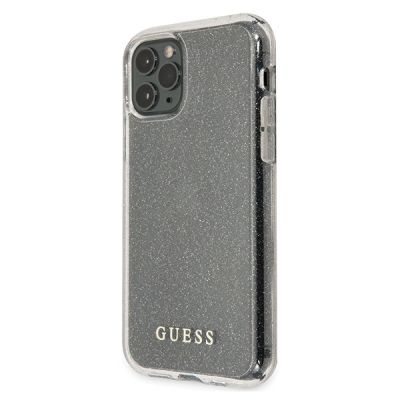 2. Guess GUHCN58PCGLSI iPhone 11 Pro Silber/Silber Hartschale Glitter