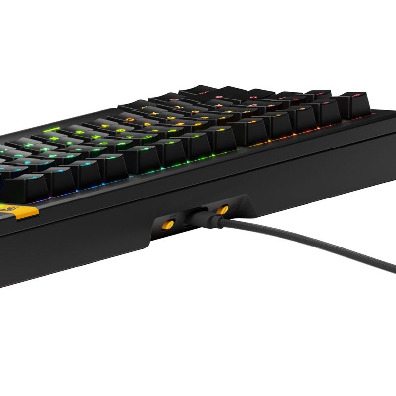 4. Glorious PC Gaming Race GMMK 3 HE Vorgefertigte USB-Tastatur QWERTY US-Englisch Schwarz