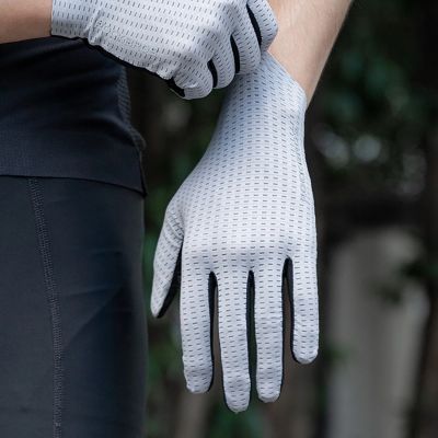 3. Rockbros Atmungsaktive Vollfinger-Fahrradhandschuhe, Größe: XXL - Grün
