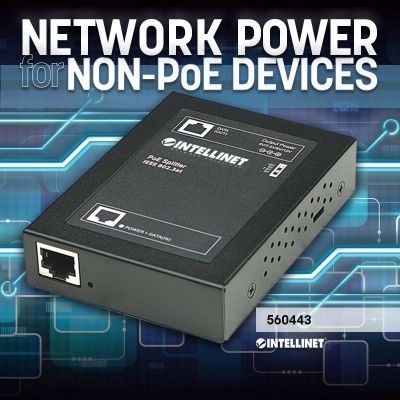 2. Intellinet 560443 Netzwerk-Splitter Schwarz PoE-Unterstützung