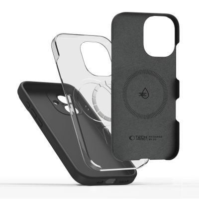 4. Tech-Protect Silikon MagSafe Hülle für iPhone 17 - Schwarz