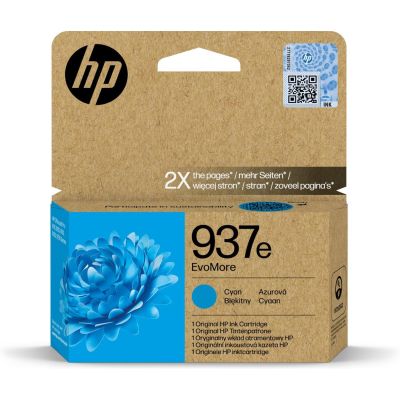 HP 937E EVOMORE CYAN/EN/DE/PL/CZ TINTENPATRONE