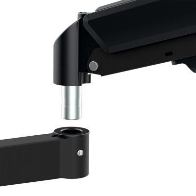 26. MACLEAN 3-Monitor-Halterung, Gasfeder, 17"-27", 2-8 kg, Schwarz MC-137
