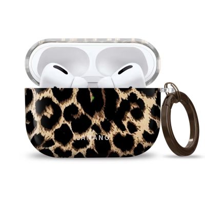 2. Tech-Protect Lamano Hülle für AirPods Pro 3 – schwarz und braun