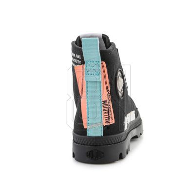 6. Palladium Pampa Underlayer W 99183-008-M Schwarze Schuhe