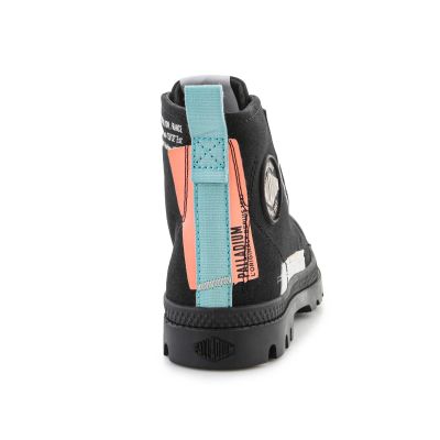 6. Palladium Pampa Underlayer W 99183-008-M Schwarze Schuhe
