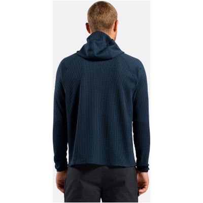 2. Herren-Hoodie Odlo CUBIC Mid Layer Hoody, blau