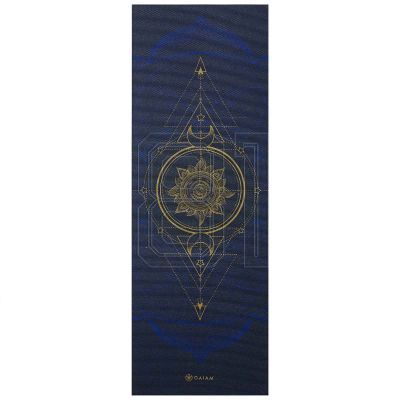 2. Double-sided yoga mat Gaiam Sun and Moon 6mm 63419