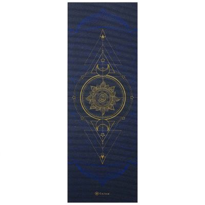 2. Gaiam Sonne und Mond doppelseitige Yogamatte 6 mm 63419