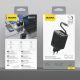 9. Dudao A67EU GaN 67W Wandladegerät mit integriertem, einziehbarem USB-C Power Delivery Quick Charge - Schwarz