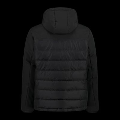 2. CMP Herren Winterjacke mit Kapuze, Sport, isoliert, schwarz (34K0147/E910)