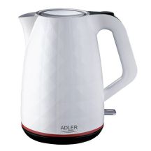 Wasserkocher Adler AD 1277 w (2200 W, 1,7 l; weiß)