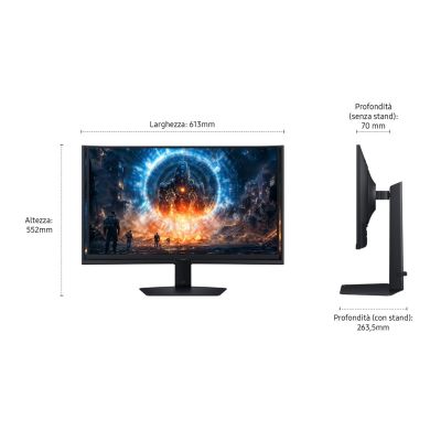 23. Samsung G60F Computermonitor 68,6 cm (27") 2560 x 1440 px Quad HD LCD Schwarz
