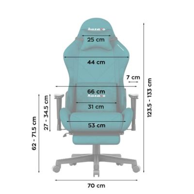 10. Gaming-Stuhl Huzaro Force 5.7 Teal