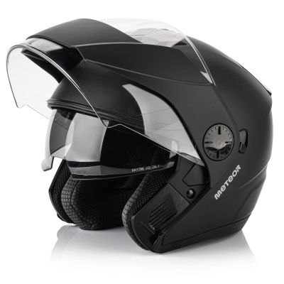 27. Meteor Hekato L Motorradhelm 59-60 cm schwarz