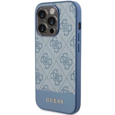2. Guess 4G Stripe Collection Hülle für iPhone 15 Pro – blau