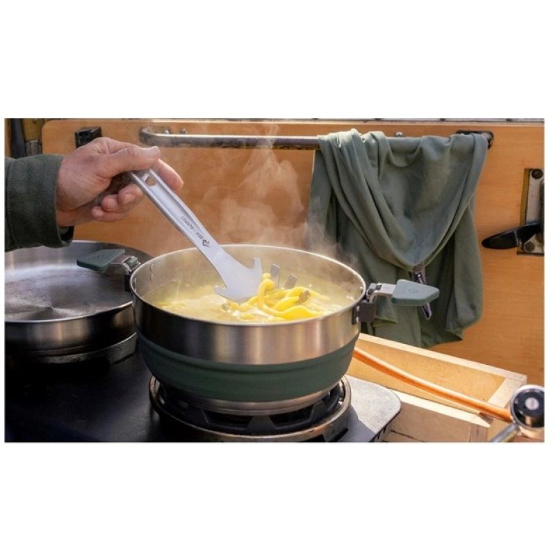 8. Geschirrset Sea to Summit Detour SL Steel One Pot 3L 5P